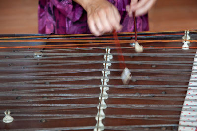 Cimbalom music instrument