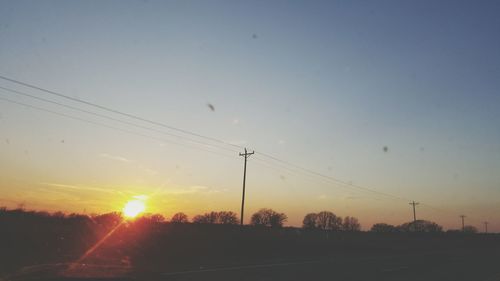 Scenic view of sky at sunset