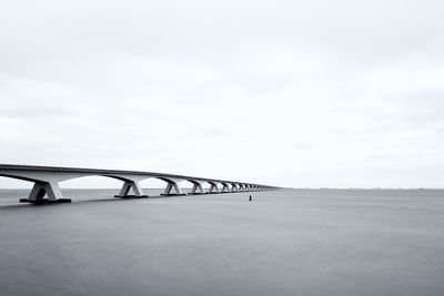 Zeeland bridge, the longest bridge in the netherlands.