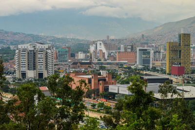 View of cityscape against sky