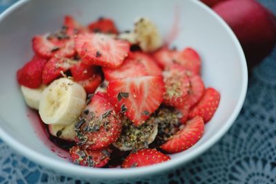 Close-up of salad in bowl