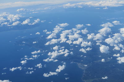 Low angle view of clouds in sky