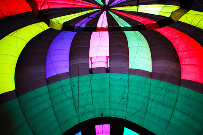 Low angle view of hot air balloon