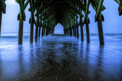 Pier over sea