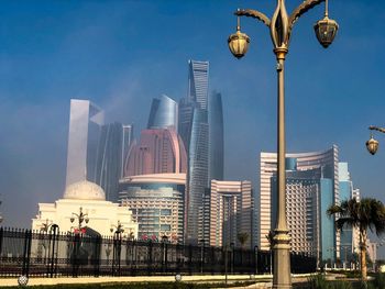 Low angle view of buildings against sky