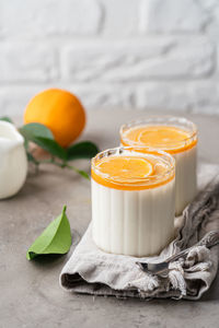 Close-up of drink on table