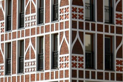 Full frame shot of building with windows