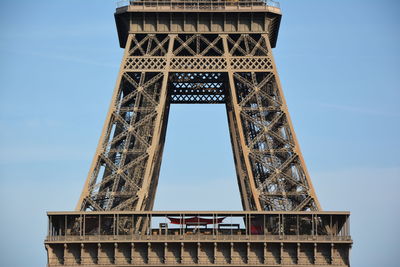 Low angle view of tower bridge