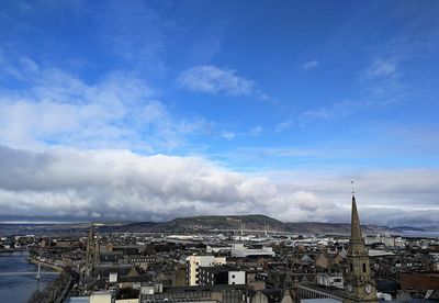 View of inverness rooftops against sky