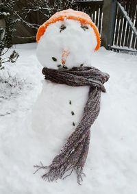 Girl in snow