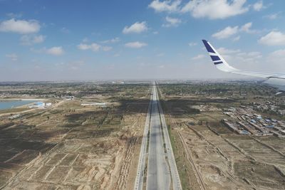 Aerial view of landscape