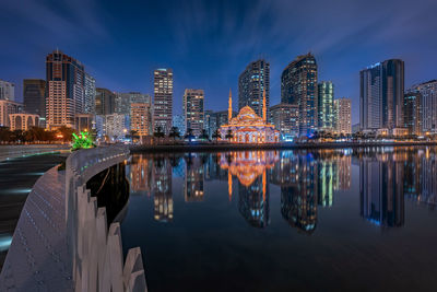 Dubai city center skyline, united arab emirates