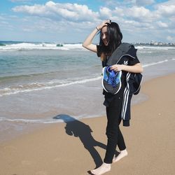 People enjoying at beach