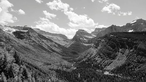 Panoramic view of landscape against sky