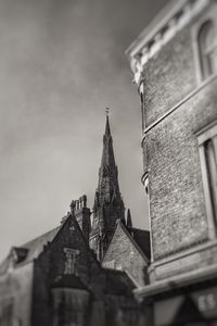 Low angle view of church against sky