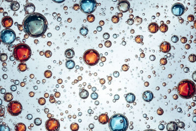 Full frame shot of bubbles