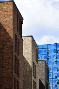 Low angle view of building against sky