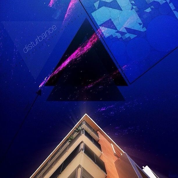 architecture, built structure, building exterior, blue, low angle view, night, city, illuminated, glass - material, no people, window, indoors, multi colored, modern, tilt, high angle view, pattern, part of, building