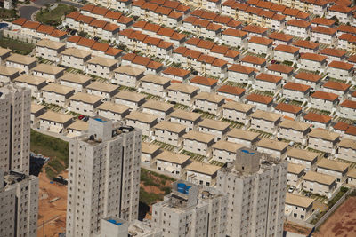 Sao paulo brazil city aerial tiete river. view. high quality photo