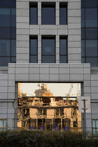 Low angle view of building against sky