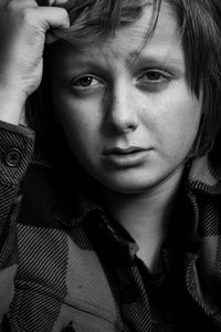 Close-up of young woman