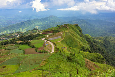 Scenic view of landscape against sky