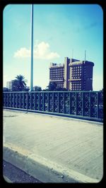 Built structure against cloudy sky