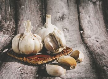 Close-up of garlic