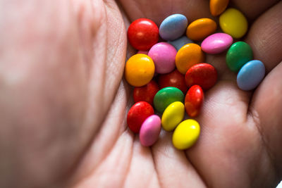 Close-up of human hand