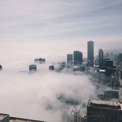 Modern cityscape against sky