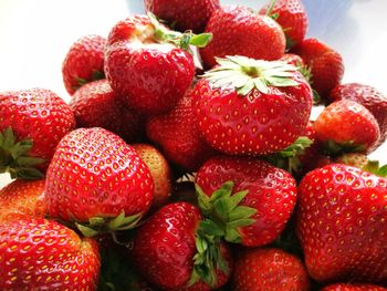 Close-up of strawberries