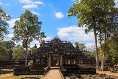 Low angle view of a temple