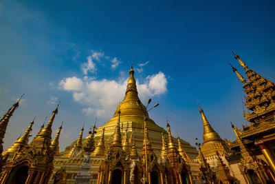 The shwedagon pagoda in yangon