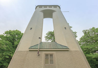 Low angle view of building against sky