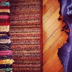 Full frame shot of wooden structure