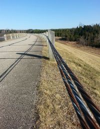 Railroad tracks in winter