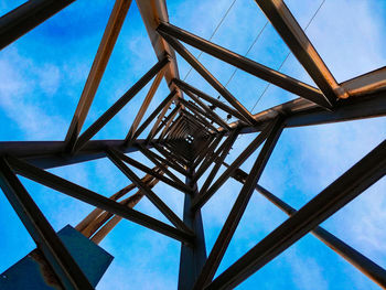 Low angle view of built structure against sky