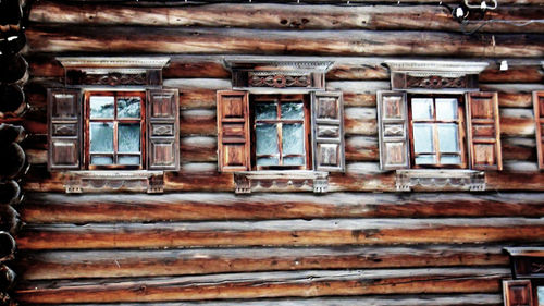 Interior of old abandoned building