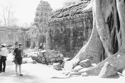 View of a buddha statue