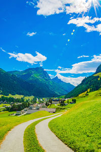 Scenic view of landscape against sky