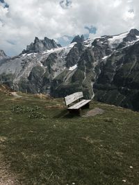 Scenic view of mountains