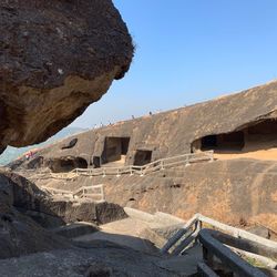 View of old ruins against sky