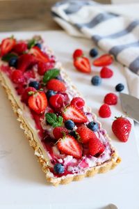 Close-up of strawberries on table