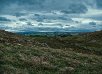 Scenic view of landscape against sky