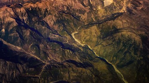 Scenic view of dramatic landscape