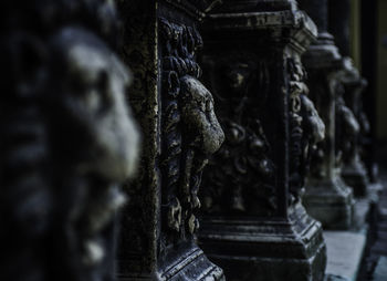 Close-up of buddha statue