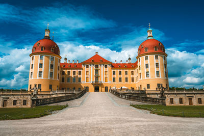 View of historic building against sky