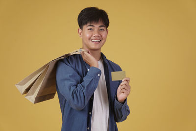 Portrait of a smiling young man