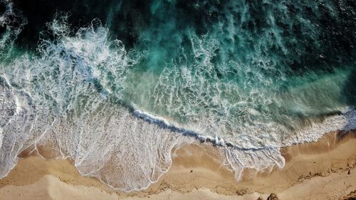 Panoramic view of beach