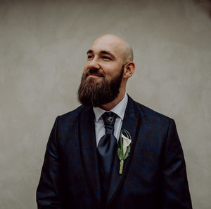 Groom portrait 